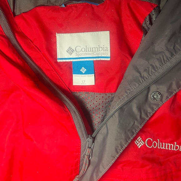 Columbia Omnitech Rain Jacket Packable Tall - Picture 3 of 5